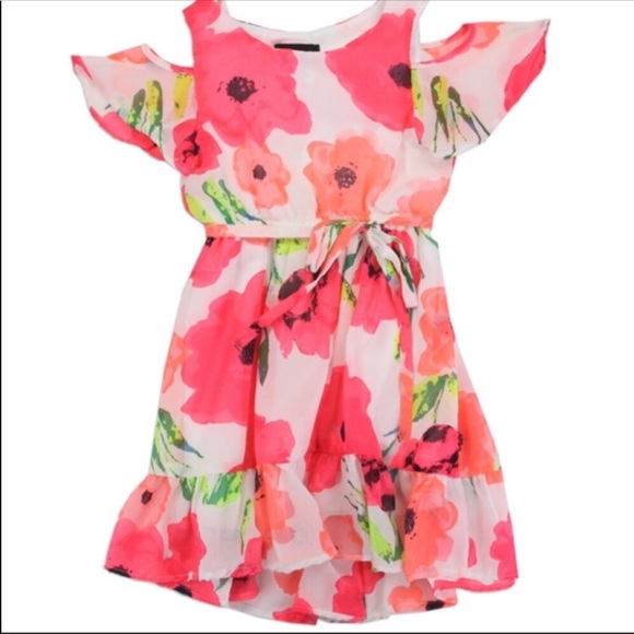 ‼️LAST 1‼️Gorgeous cold shoulder floral dress - Picture 4 of 5